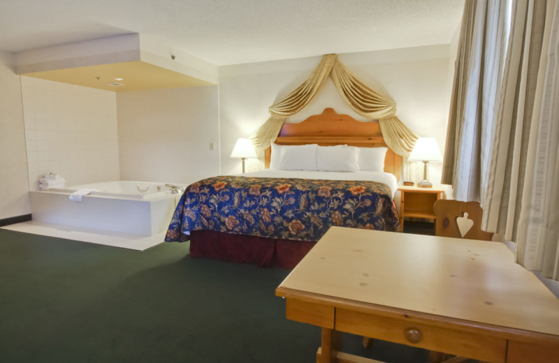 Guest room at Bavarian Inn of Frankenmuth.