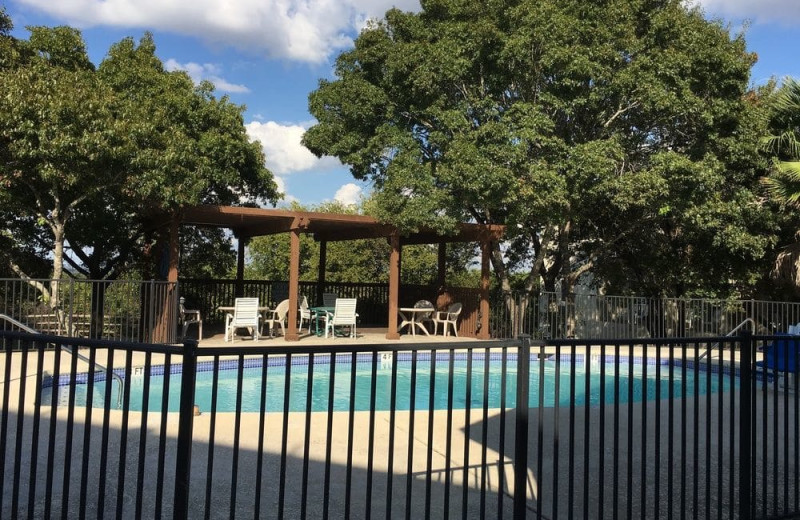 Outdoor pool at Mountain Star Lodge.