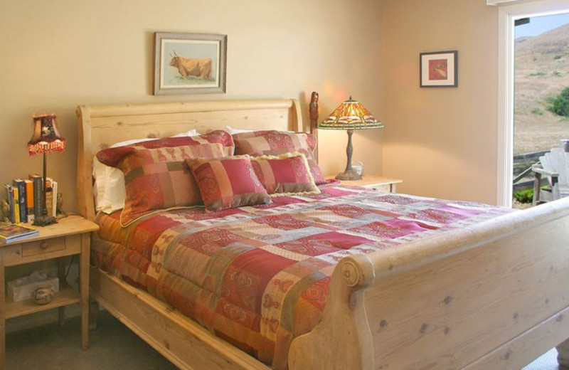 Guest room at Chanslor Guest Ranch.