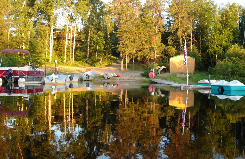 Lake at YMCA Camp Northern Lights.