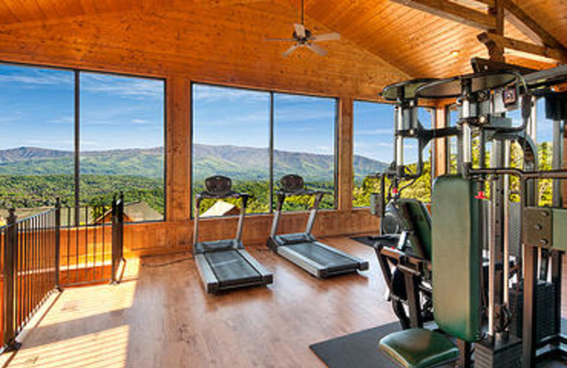 Fitness room at Legacy Mountain Resort