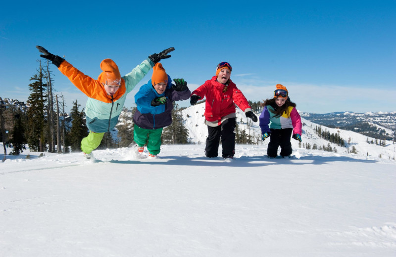 Winter time at Sugar Bowl Resort.