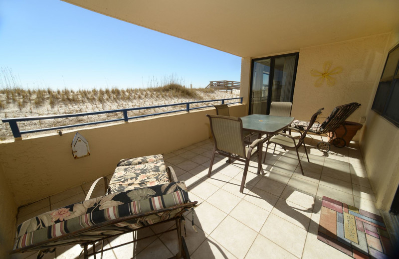 Guest balcony at Nautilus Condominiums.