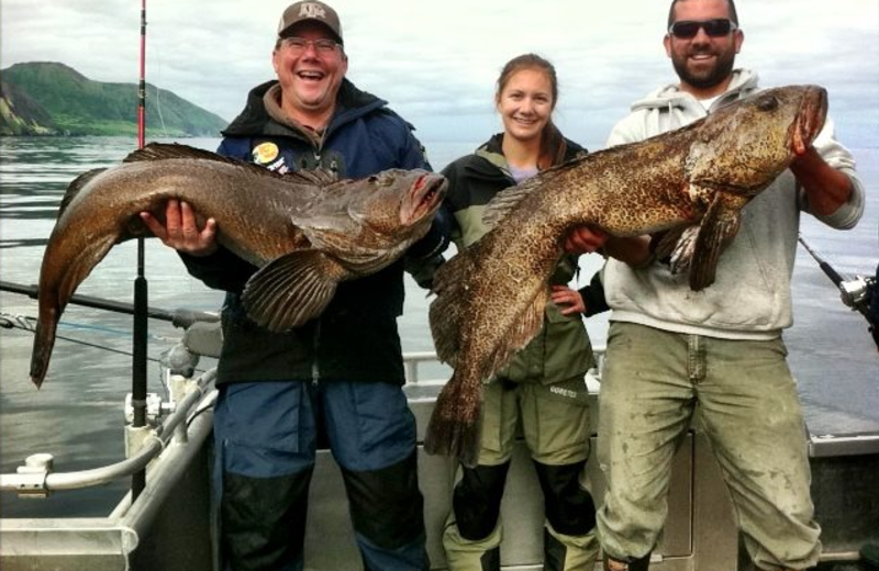 Fishing at Port Lions Lodge.