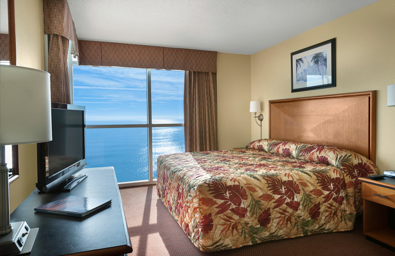 Guest room at Bay View Resort.