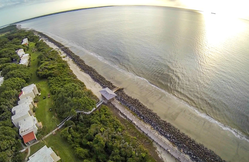 The beach at Villas by the Sea Resort & Conference Center.