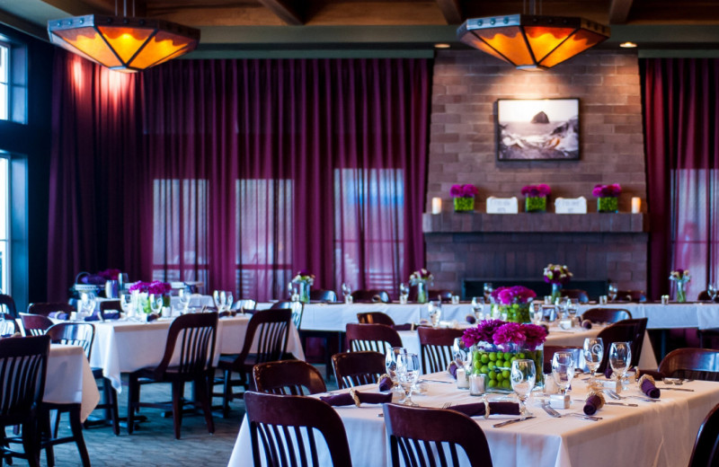 Wedding reception at Inn at Cape Kiwanda.