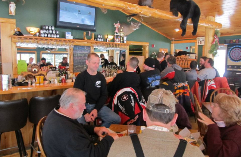 Dining at Lac La Belle Lodge.