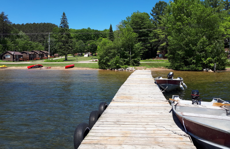 Dock at Sandy Lane Resort.