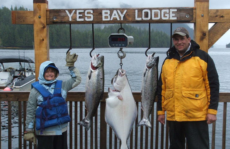 Fishing at Yes Bay Lodge.