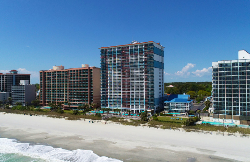 Exterior view of Paradise Resort.
