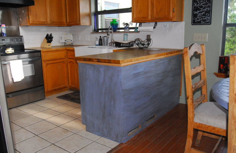 Kitchen at Sunrise Chateau.