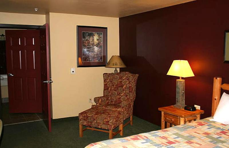 Guest room at Three Bears Lodge.