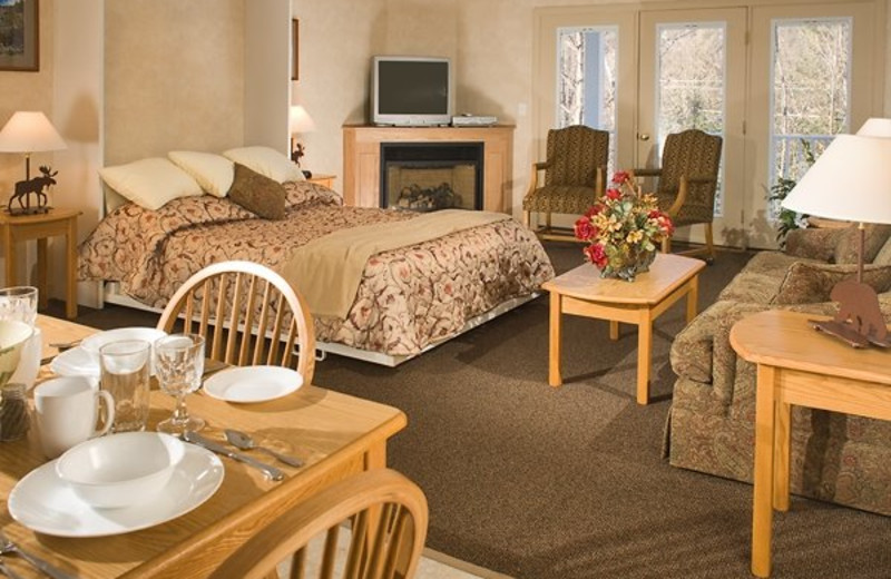 Condo interior at Attitash Mountain Village Resort.