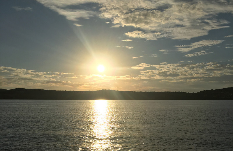 Lake view at Antlers Resort.