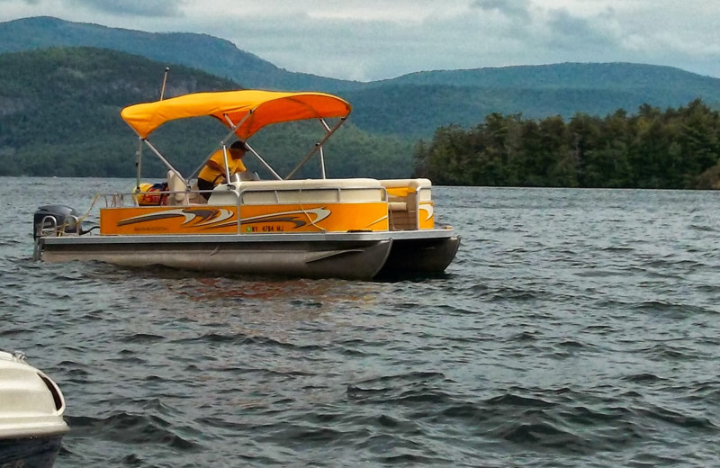 Boating at Contessa Resort.