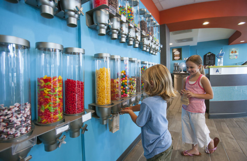 Candy shop at Crown Reef Resort.