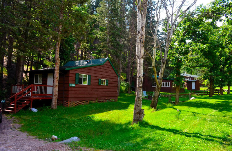 Cabin exterior at Backroads Inn and Cabins.