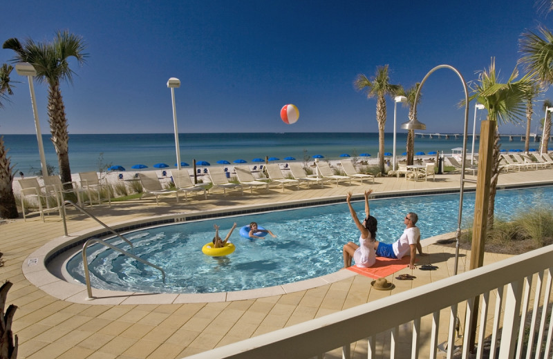 Outdoor pool at Sterling Resorts.