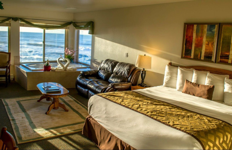 Jacuzzi room at Adobe Resort.