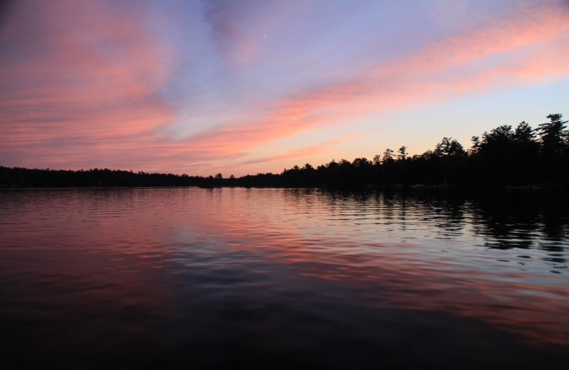 Sunrise at Westwind Inn on the Lake.