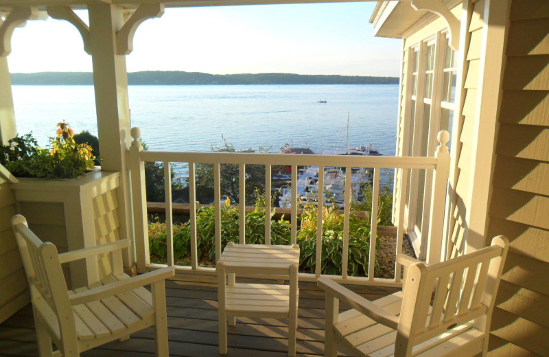 Balcony view at The Geneva Inn.