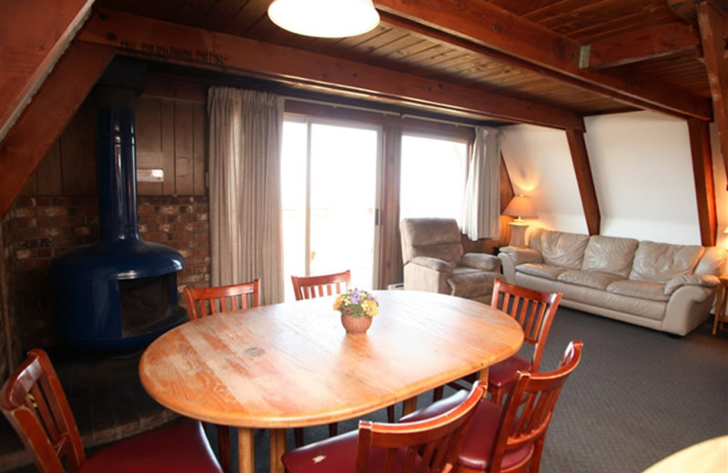 Guest living room at Sandpiper Beach Resort.