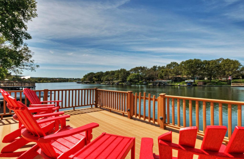 Deck at Eastbank River Respite.