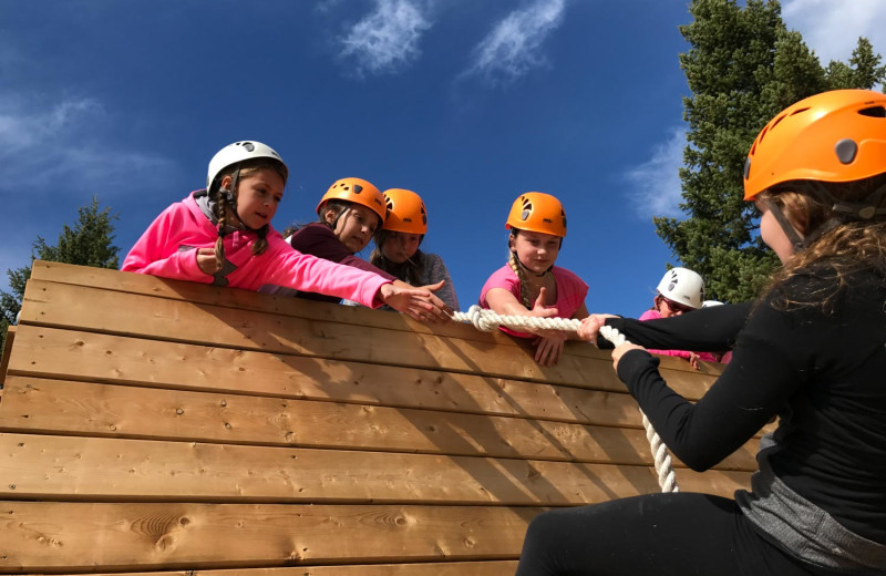 Obstacle course at Myra Canyon.