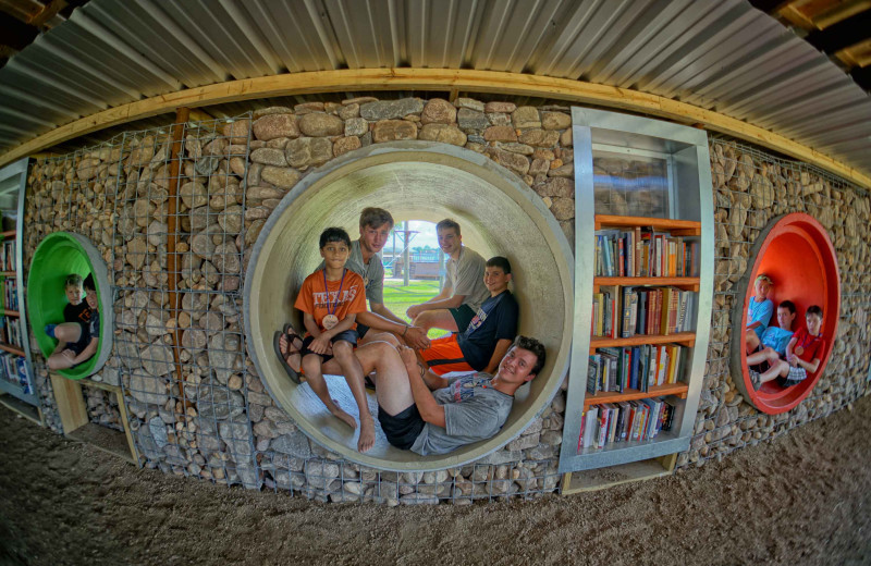 Family at Camp Champions on Lake LBJ.