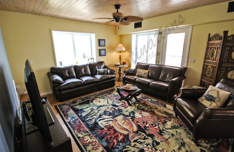 Rental living room at Resort Destinations.