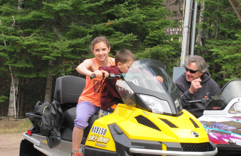 ATV at Trout Lake Resort.