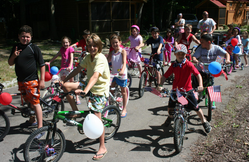 Fourth of July at Lake Cabins Resort.