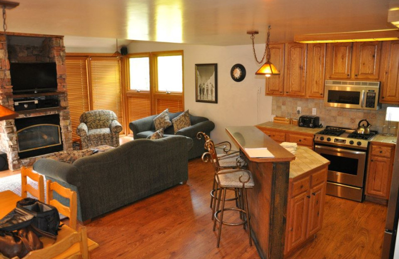 Vacation rental interior at SilverStar Luxury Properties.