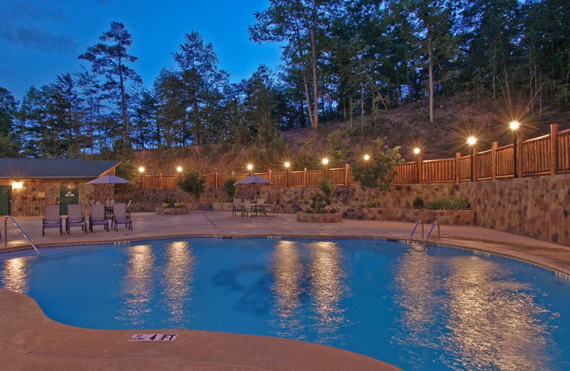 Community pool at Outrageous Cabins LLC.