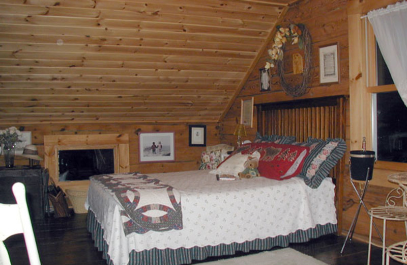 Guest room at Smoland Prairie Homestead.