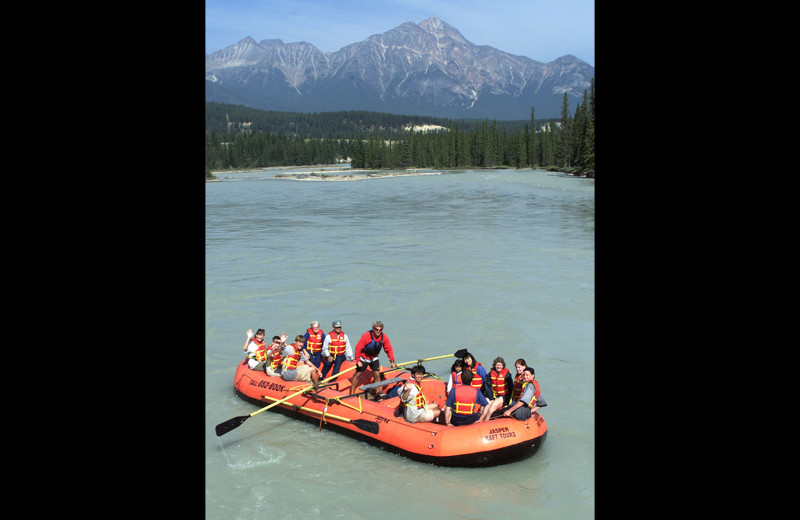 Rafting at Gingerbread Cabin.