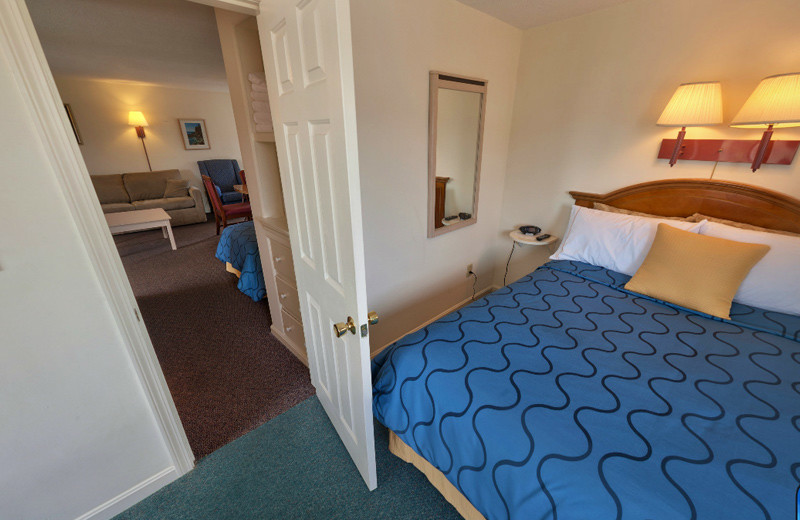 Guest room at Sands by the Sea.