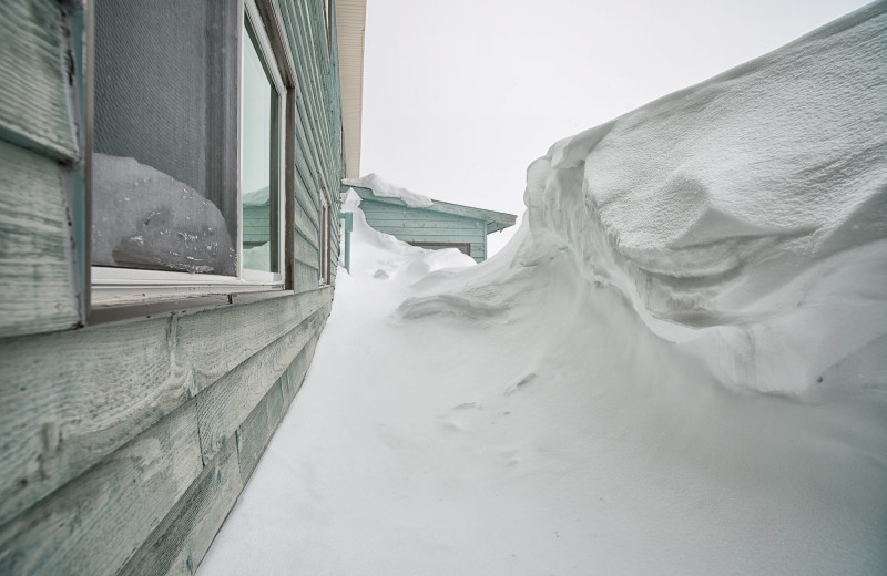 Winter time at Eagle River Inn.