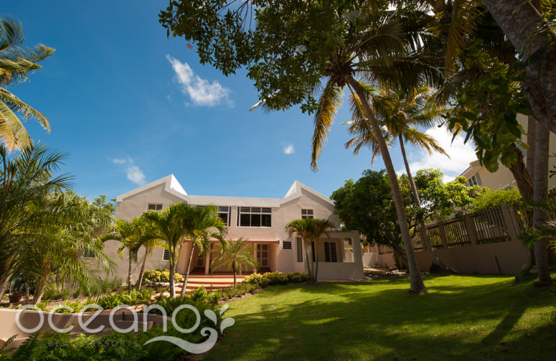 Luxury home exterior at Oceano Beach Resort.