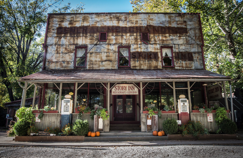 Exterior view of The Story Inn.