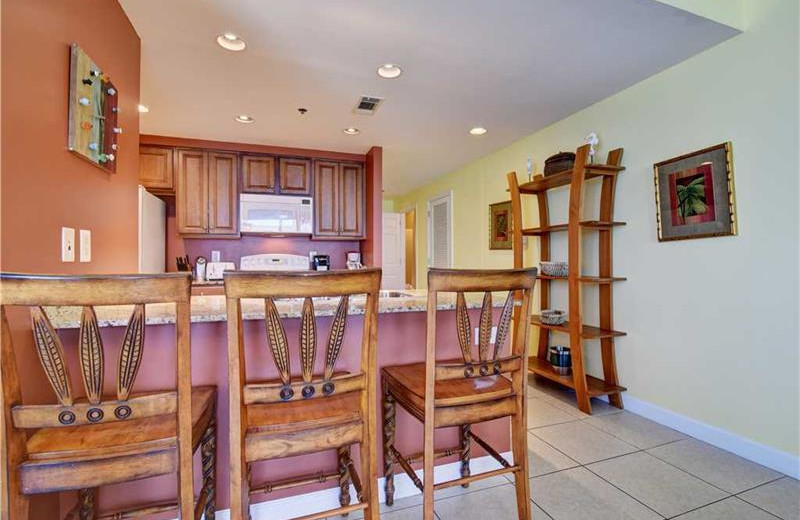 Guest kitchen at Splash Resort.
