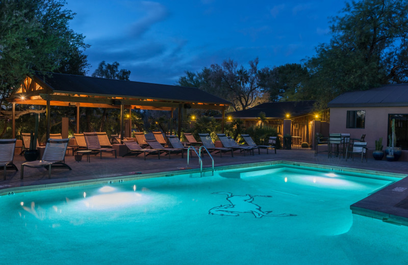 Outdoor pool at White Stallion Ranch.