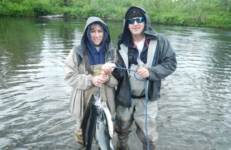 Stringer of Sockeye at Glacier Bear Lodge.