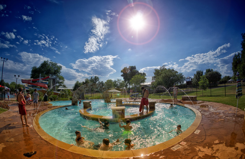 Pool at Camp Champions on Lake LBJ.