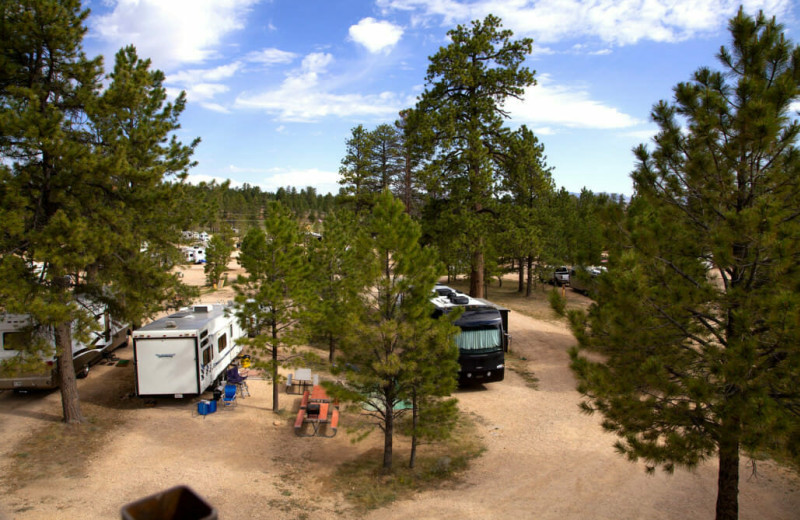 RV camp at Best Western Plus Ruby's Inn.