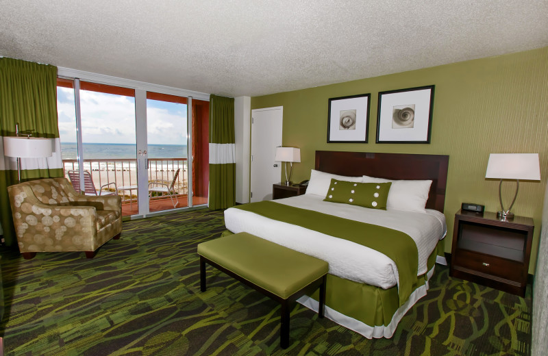 Guest room at Perdido Beach Resort.