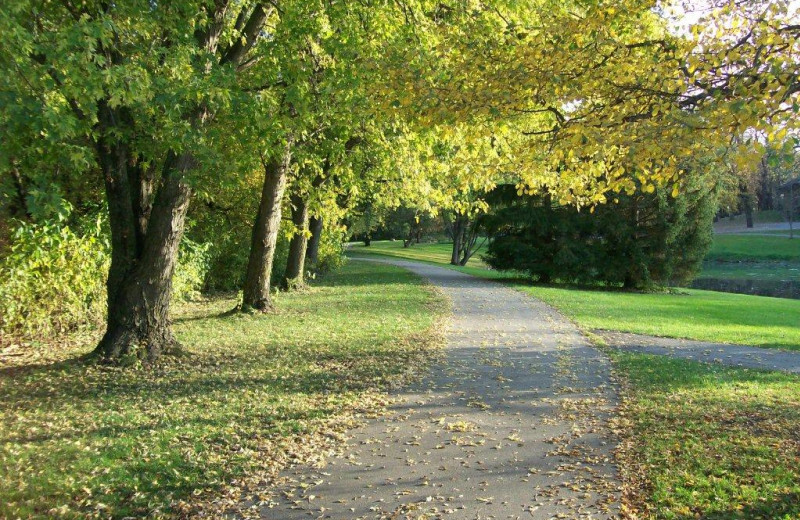 Path at The Lodge Resort Hotel.