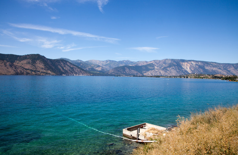 Lake view at Mountain View Lodge.