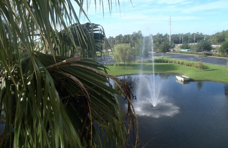 Fountain view at Floridays Resort Orlando.